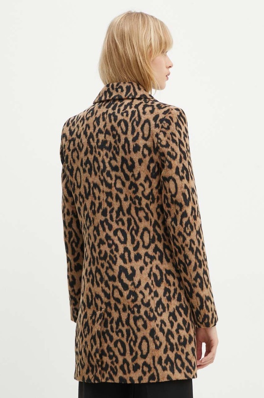 Îmbrăcăminte Silvian Heach palton din lana AURESI GPA24176CP maro