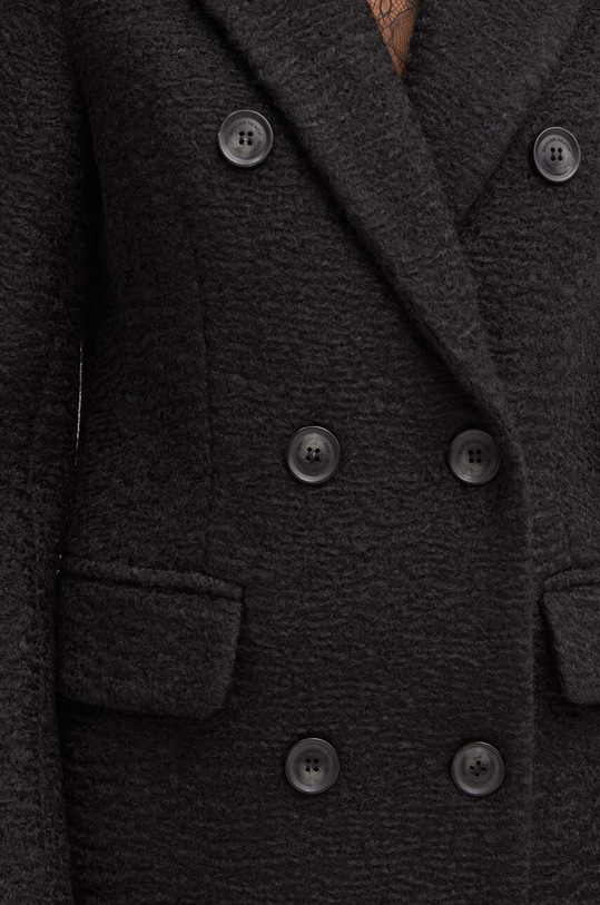 Παλτό Silvian Heach PLOZI GPA24189CP μαύρο