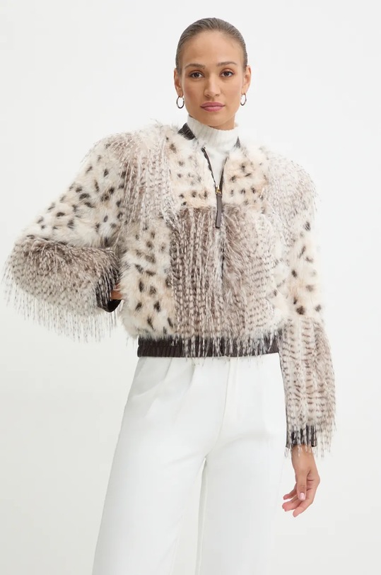 Silvian Heach rövid kabát MENENKE nem szigetelt bézs GPA24185PL