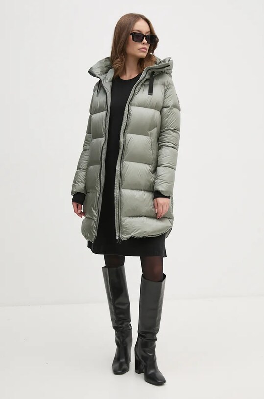 Μπουφάν με επένδυση από πούπουλα Bomboogie CW6630TDLC4 πράσινο ZW24