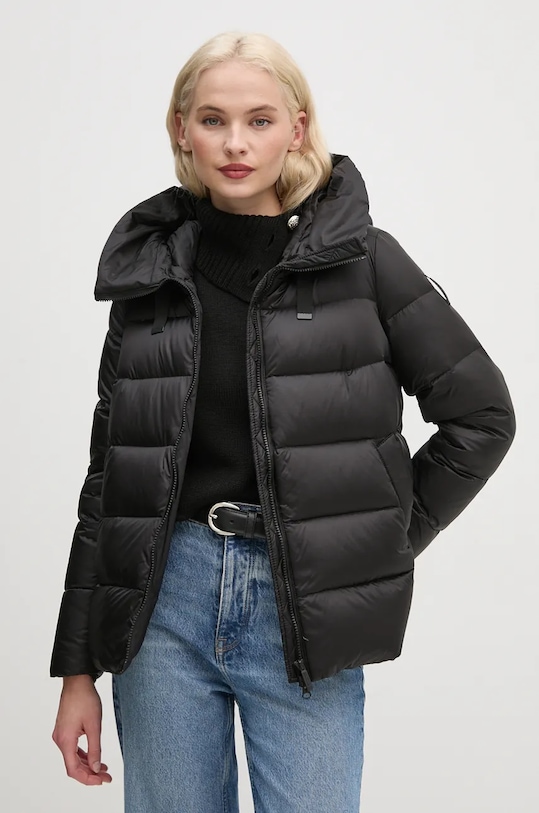 Péřová bunda Bomboogie bez podšívky černá GW6012TDLC4
