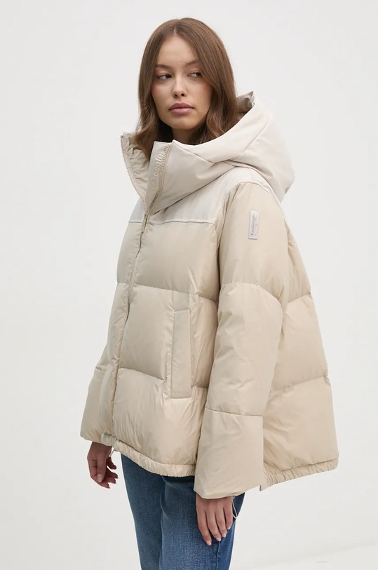 Páperová bunda Bomboogie oversize béžová GW7524TNM4