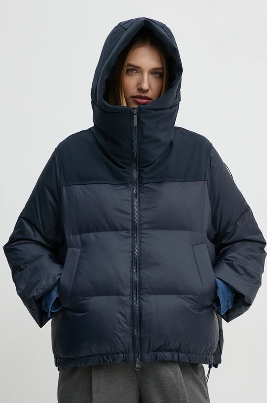 Péřová bunda Bomboogie námořnická modř GW7524TNM4
