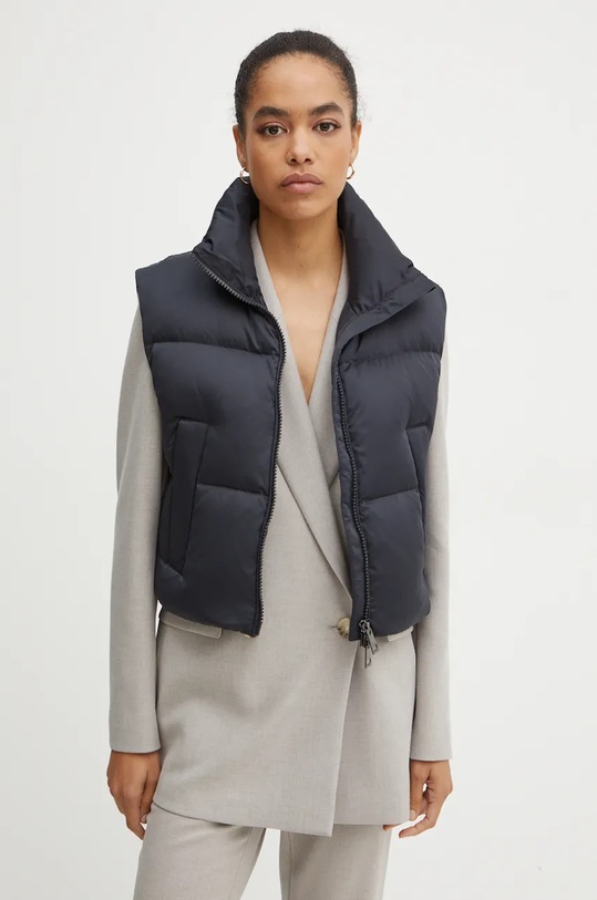 Liviana Conti bezrękawnik puchowy czarny F4WW25