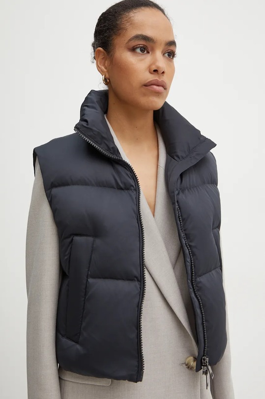 Liviana Conti bezrękawnik puchowy F4WW25 czarny