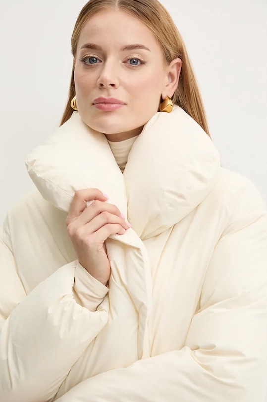 Liviana Conti kurtka puchowa beżowy F4WW23