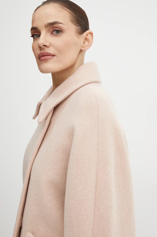 Vlněný kabát Liviana Conti béžová L4WL54