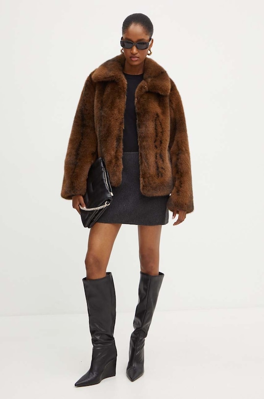 Silvian Heach kurtka CLAUS GPA24104PL brązowy ZW24