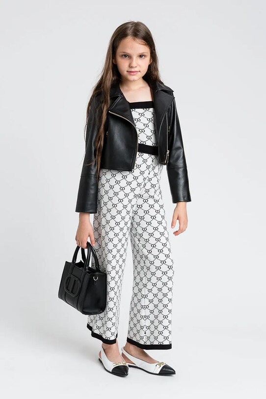 Detská bunda Twinset prechodné čierna 251GJ2561.128.170