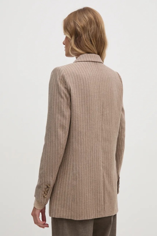 Ruházat Mos Mosh blézer gyapjú keverékből 164960 bézs