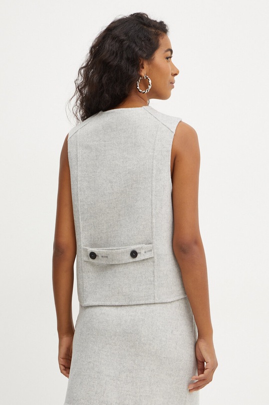 Îmbrăcăminte Liviana Conti vesta de lana F4WW64 gri