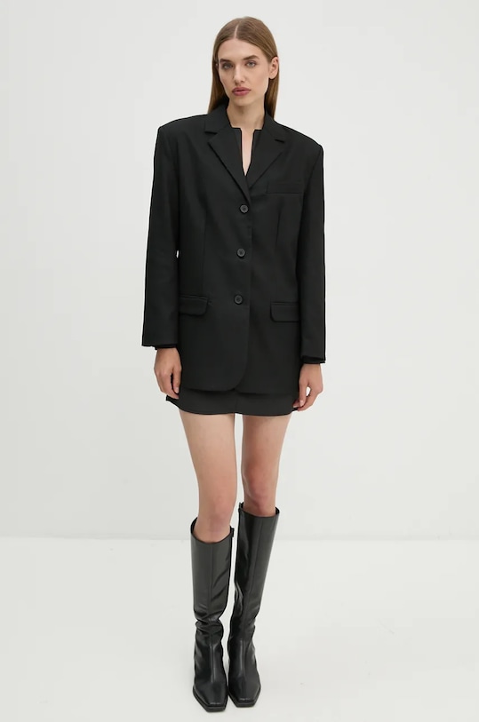 2NDDAY marynarka Harry tkanina czarny 2245115120