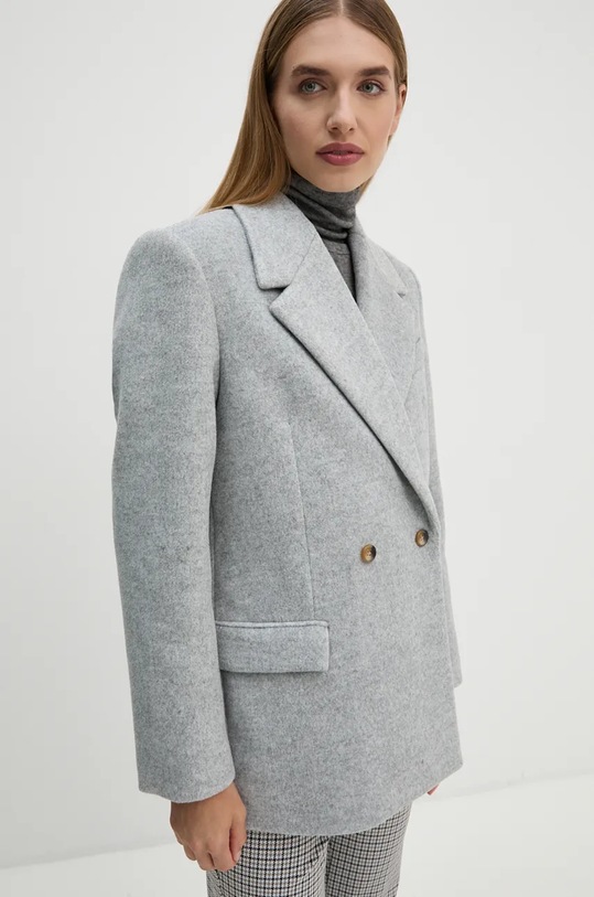 2NDDAY płaszcz Hermanna 2245115122 szary