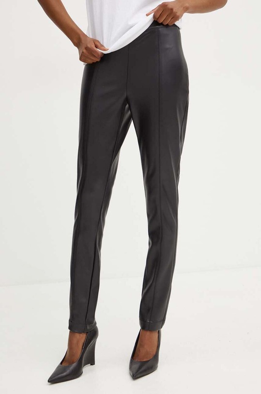 Silvian Heach pantaloni CALOW low negru GPA24336LE