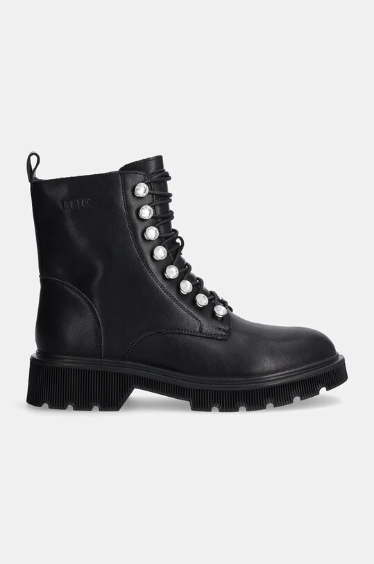 GOE cizme de piele OO2N4103.BLACK negru ZW24