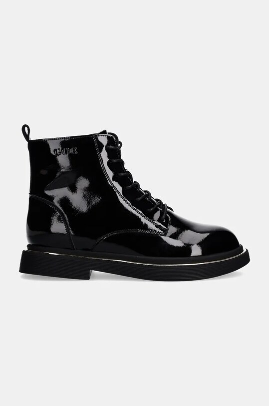 Kožené členkové topánky GOE OO2N4109.BLACK čierna ZW24