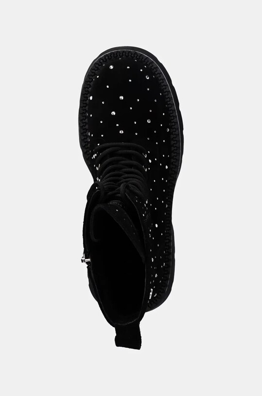 GOE bocanci din piele intoarsa negru OO2N4111.BLACK