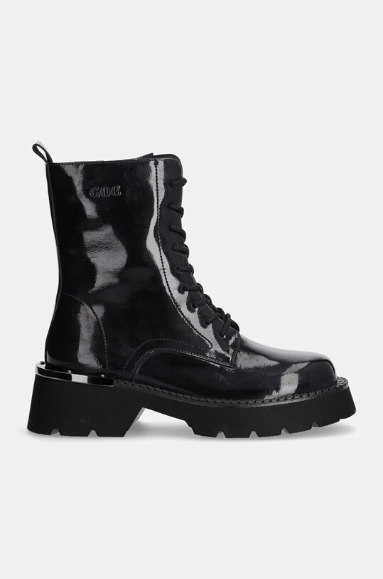GOE bocanci de piele OO2N4120.BLACK negru ZW24