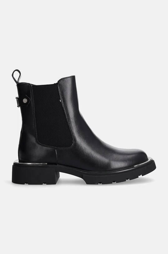 GOE ghete chelsea de piele OO2N4147.BLACK negru ZW24