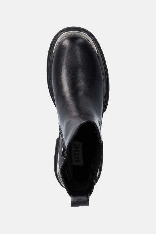 GOE ghete chelsea de piele negru OO2N4147.BLACK