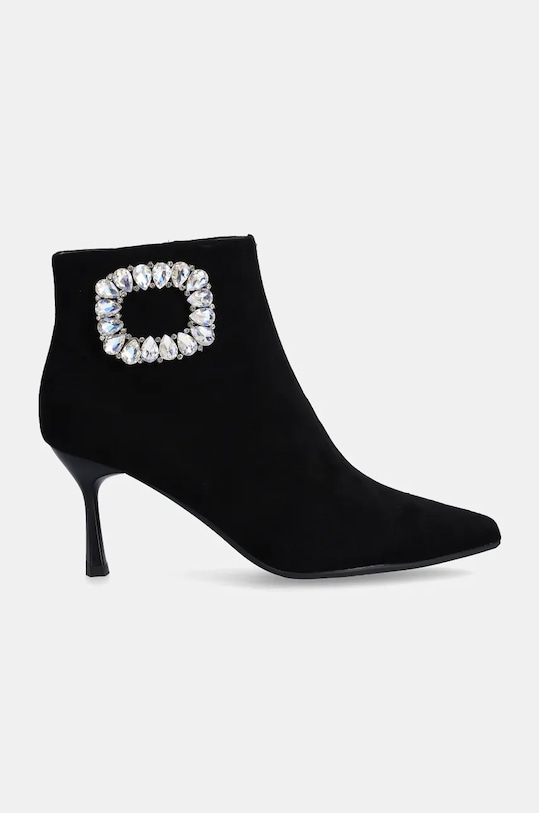 Велурени боти GOE OO2N4201.BLACK черен ZW24