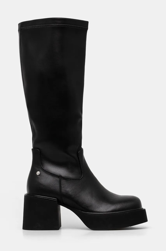 GOE kozaki skórzane OO2N4407.BLACK czarny ZW24
