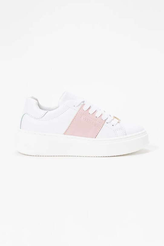 Twinset sneakers pentru copii piele portocaliu 251GCJ012.35.40