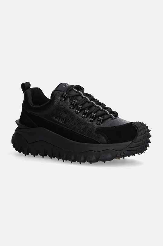 GOE sneakersy skórzane skóra zamszowa czarny OO1N4007.BLACK