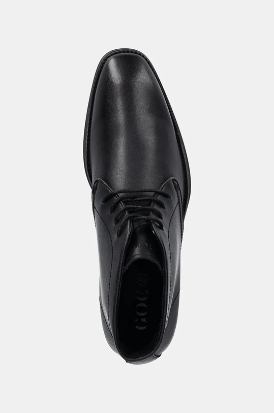 GOE stivaletti brogue in pelle nero OO1N4028.BLACK