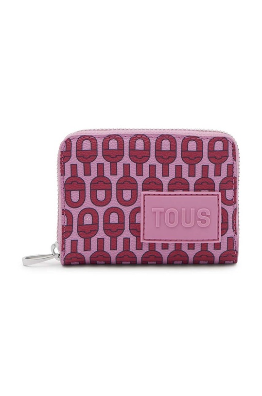 Tous portofel imitatie de piele roz 2002134625