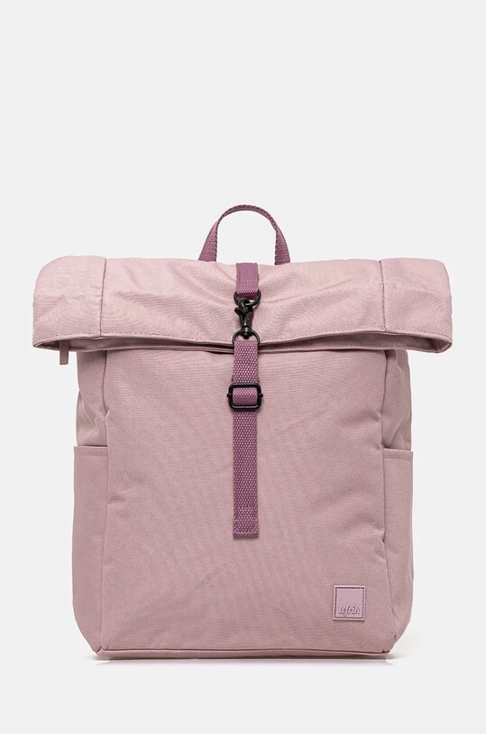 Lefrik rucsac Roll Mini uni roz Roll.Mini.Stripes.Mauve