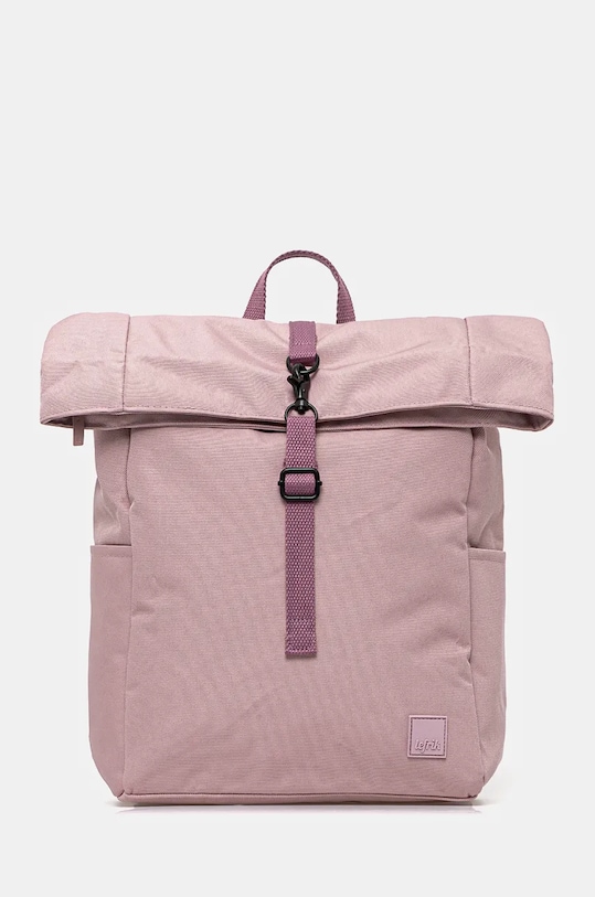 Lefrik plecak Roll Mini mieści A4 różowy Roll.Mini.Stripes.Mauve