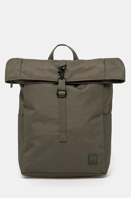 Ruksak Lefrik Roll Mini bez uzorka zelena Roll.Mini.Stripes.Olive