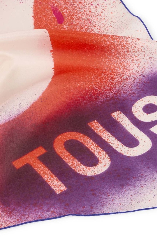 Tous esarfa de matase 2002135809 portocaliu ZW24