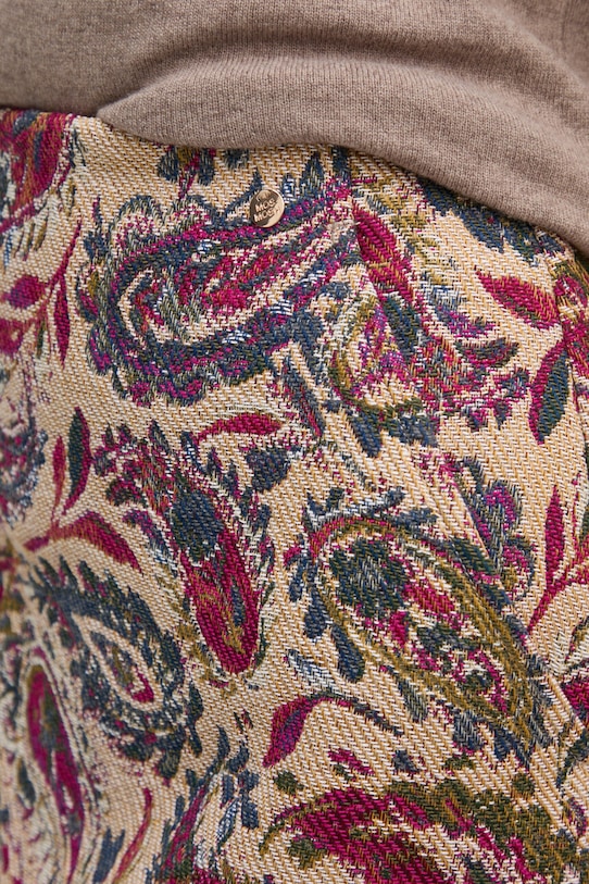 Mos Mosh spódnica z domieszką wełny zielony 166370