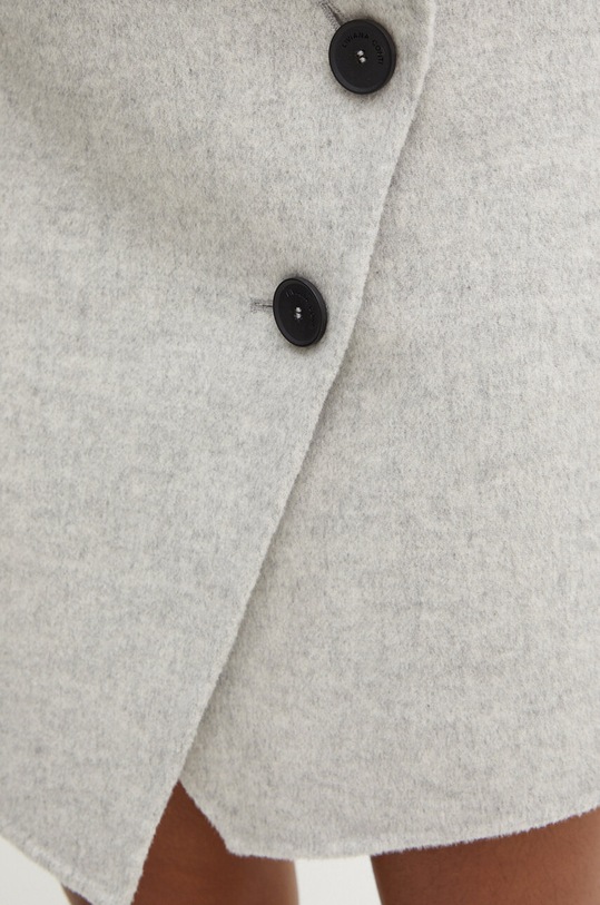 Вовняна спідниця Liviana Conti сірий F4WW66