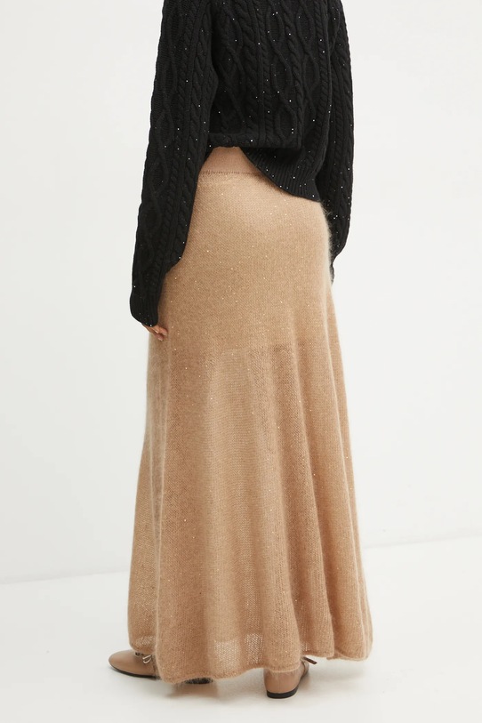Одежда Шерстяная юбка Liviana Conti L4WG58 бежевый