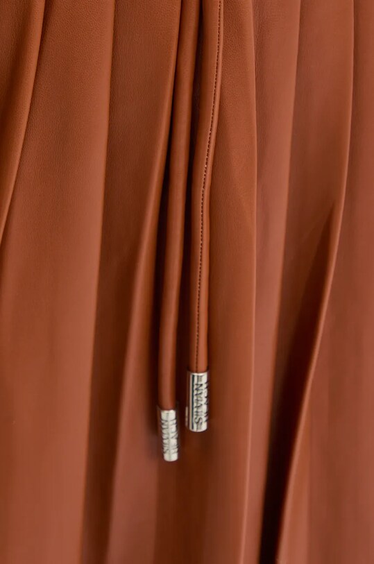 Sukně Silvian Heach KRINI hnědá GPA24052GO