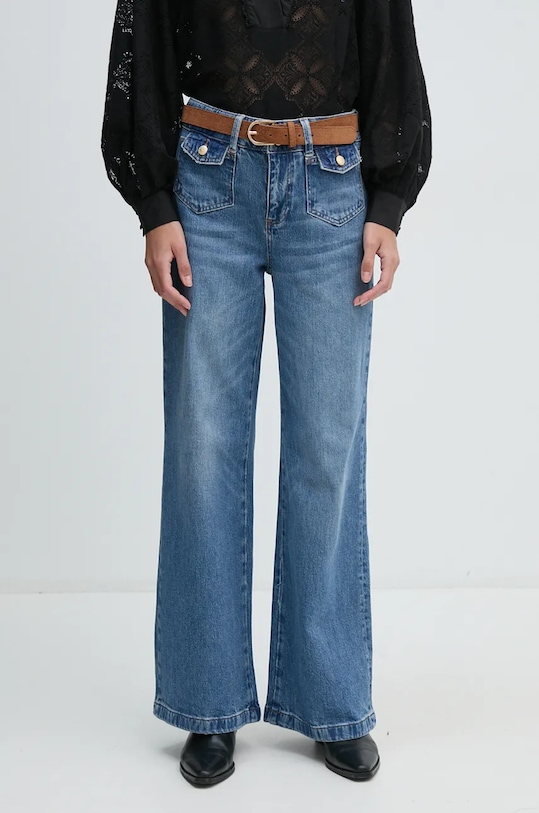 Mos Mosh jeansy Planet friendly niebieski 164040.