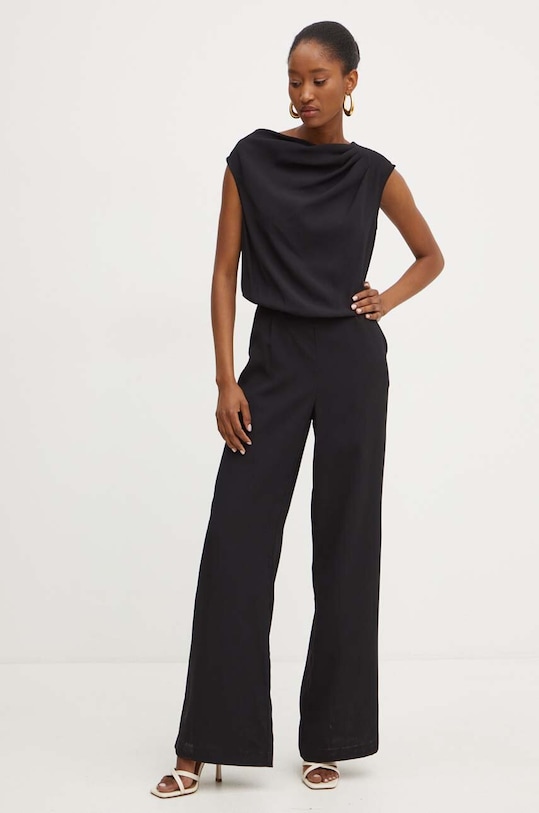 Silvian Heach salopeta DAGMAR uni negru GPA24200TU