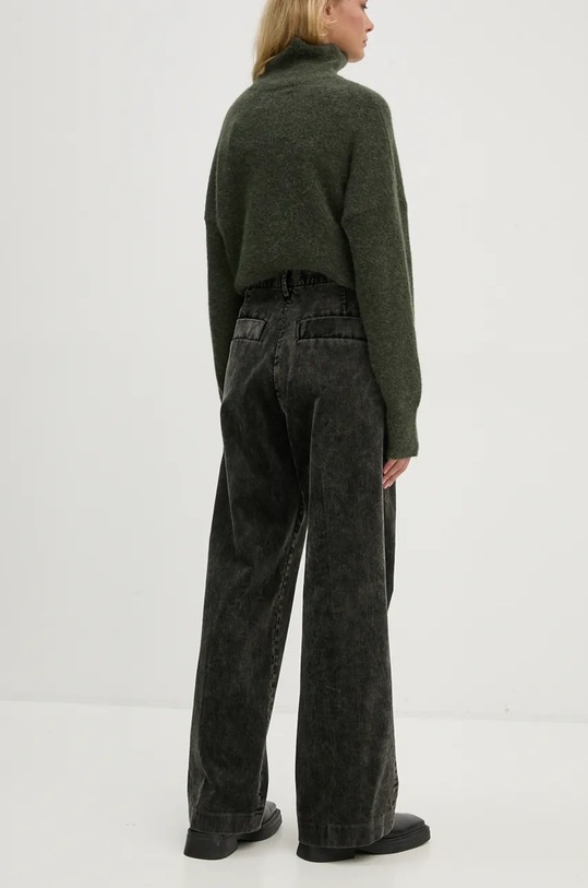 Ruházat Day Birger et Mikkelsen kordbársony nadrág Jade - Contemporary Corduroy Washed DAY65243412 fekete