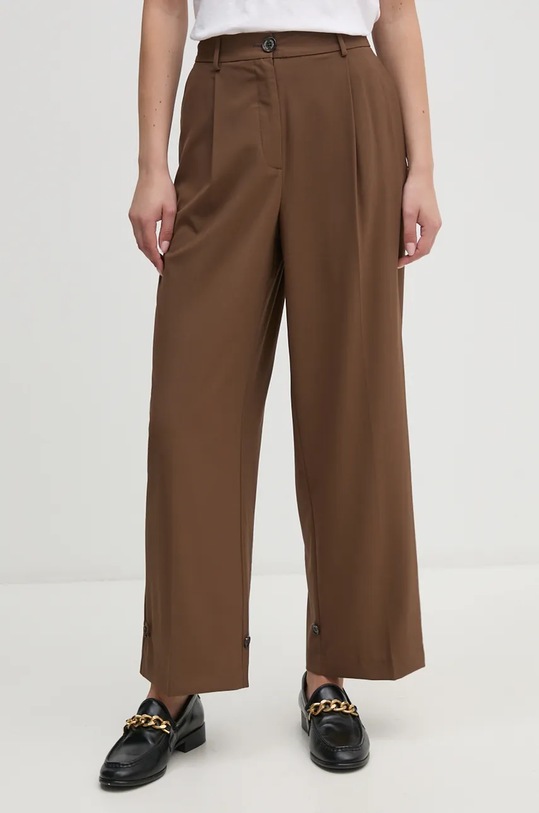 Mos Mosh pantaloni drept maro 166290.