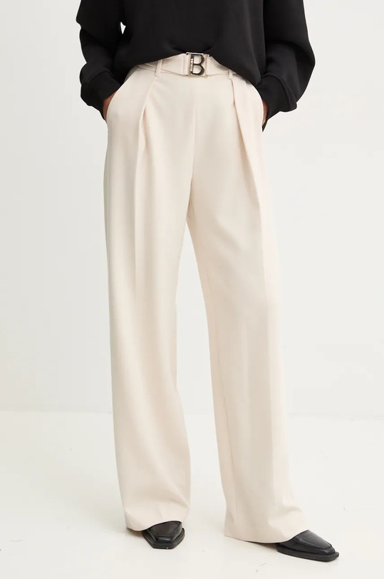 Hlače Blugirl Blumarine pletivo bež RF4062.T3190