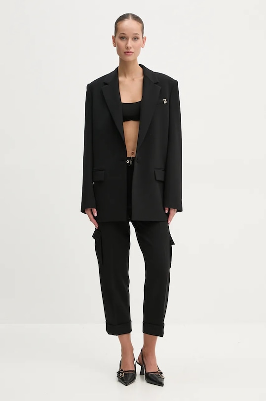 Hlače Blugirl Blumarine RF4074.T3190 crna ZW24