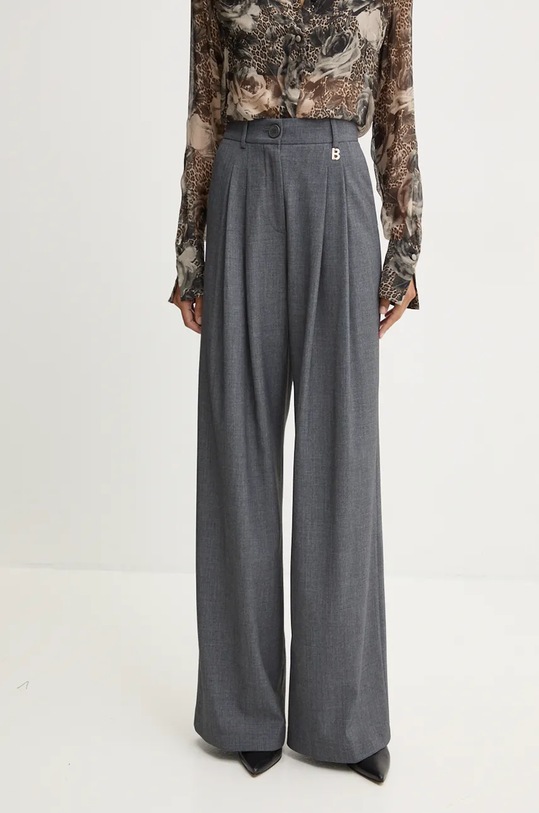Blugirl Blumarine spodnie z elastanem szary RF4124.T5771