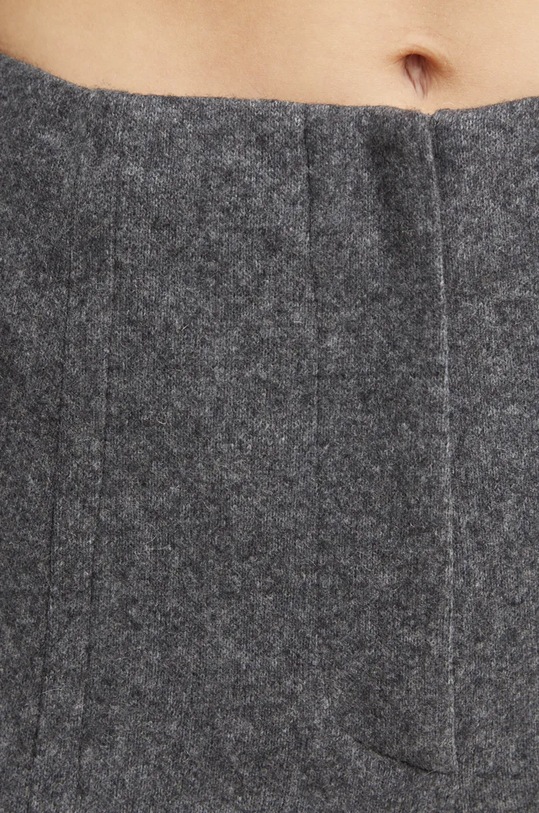 Kašmírové kalhoty Liviana Conti šedá L4WN29