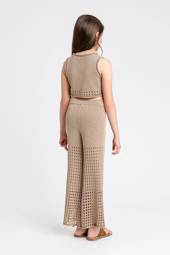 Κοριτσίστικα Παιδικό παντελόνι Twinset 251GJ3432.128.170 μπεζ