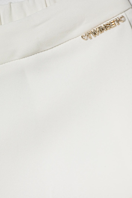 Dievča Detské nohavice Twinset 251GJ2QN3 biela