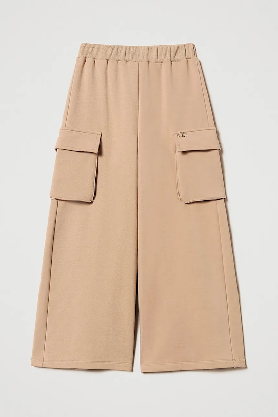Twinset pantaloni copii 251GJ2586 bej ZS25