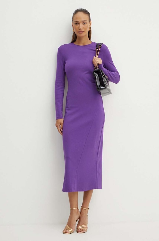 Liviana Conti sukienka F4WI22 fioletowy ZW24